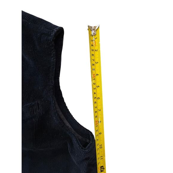 VTG 80s Ralph Lauren Country Men’s Medium Navy Button Down Corduroy Vest Chore - Picture 10 of 11